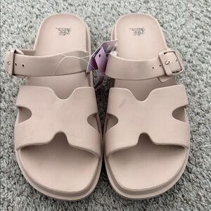 Wild Fable Blush Pink Slide Sandals